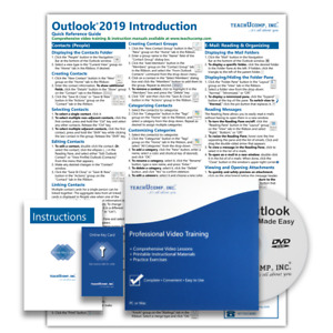 MICROSOFT OUTLOOK 2019 DELUXE Training Tutorial Course and Quick Reference Guide