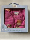 Robeez Cute Baby Girl Clothing Set 2 Pc Sz 9 Months One Pc & Hat Pink Owl NEW