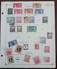 BARBADOS - LOT OF OLD STAMPS ON ALBUM PAGES - #279