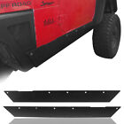 Textured Black Steel Rock Sliders Body Guard Pair Fit Jeep Wrangler TJ 97-06 (For: Jeep TJ)