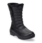 Totes Jennifer Women’s Snow Boots Size 10 Wide Black Mid Calf