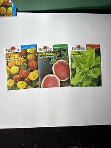 Lot of over 19 Burpee 2023 Seeds Fruits Flowers Herbs Mix Sell By 11/23