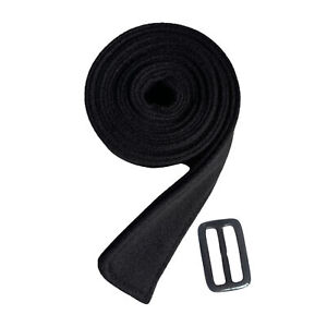 Coat Belt Elastic Decorate Artificial Wool Overcoat Waist Belt Buckle Type
