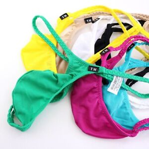 Hot Sale Mens Briefs Underwear Breathable Comfortable G-string Ice Silk