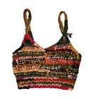 Ulla Johnson Rae Handmade Knit Crop Top Medium