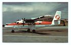 DeHavilland Canada DHC-6 Twin Otter Frontier Airlines Vintage Postcard