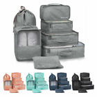 6 Pcs Travel Luggage Organiser Set Suitcase Storage Bag Clothing Packing Cube US