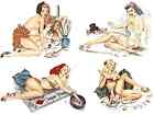 Glamour Pin Up Girls Ladies Select-A-Size Waterslide Ceramic Decals Bx
