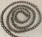 Antique French Passementerie Handmade Lace Hand Beaded Glass Beads Trim 1 Yard