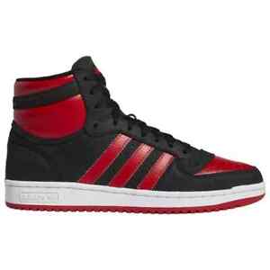 Adidas Top Ten RB Leather Basketball Shoes Basket Sneakers Black/Red - SALE