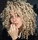 Long Curly Blonde Synthetic Hair Wigs Women Fashion Wigs Party Wigs Heat Safe