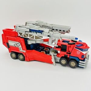 Cybertron Galaxy Force OPTIMUS PRIME 2005 Leader Class w/ 3 Missiles Missing Key
