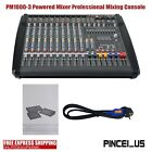 PM1000-3 Powered Mixer Audio Mixer 2x1200W Output for Dynacord DJ Stage pe66