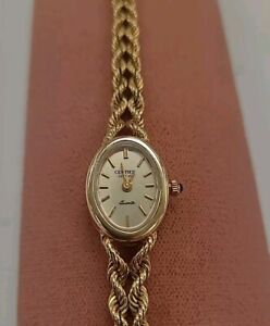 Vintage Centier Geneva Ladies Watch 14k, TCW 0.50