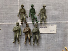 Tee Mee Wounded Vintage Lot Figures Battle Diorama