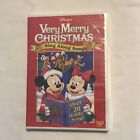 Disney's Sing Along Songs Very Merry Christmas Songs NEW! Mickey OOP! & Rare DVD