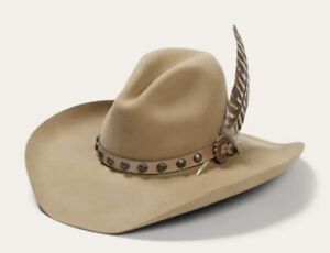 Stetson XXXX Broken Bow Buffalo Cowboy Hat Size 7-1/8 Buck