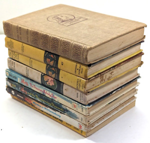 Lot of 8 vintage girls mystery books: Nancy Drew, Meg, Connie Blair