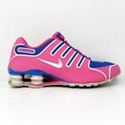 Nike Womens Shox NZ NS 580574-456 Pink Running Shoes Sneakers Size 6.5