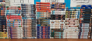 VHS 20/$30 HUGE LOT DISNEY CLAMSHELL MOVIES MANY TITLES 20 FOR $30 DOLLARS