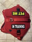Kong Large RED Tactical Dog Harness-Excellent Hardly Used Condition Size Large