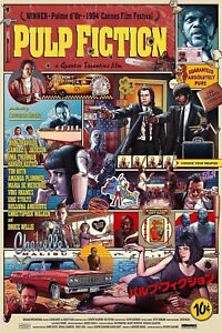 Pulp Fiction Variant Alternative Movie Poster Mondo Artist Ise Ananphada  #/55