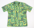 Men's Vintage MADE IN HAWAII Button Up Hawaiian Short Sleeve Shirt