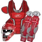 Rawlings Adult Renegade Catcher's Set Scarlet | Silver