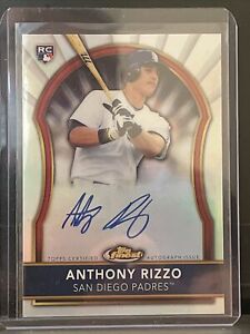 2011 Topps Finest #97 Anthony Rizzo RC Refractor Auto 397 / 499 On Card Auto