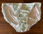 Vintage Joe Boxer Panties Pink Blue Cotton String Bikini Flower Sz L Butterfly