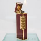 Dunhill Lighter Red Lacquer_ Ultrasonically cleaned_Fully Working Condition