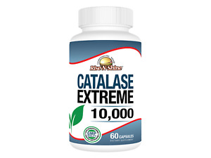 CATALASE EXTREME 10,000 Best Selling Hair Formula By Rise-N-Shine - 60 Ct