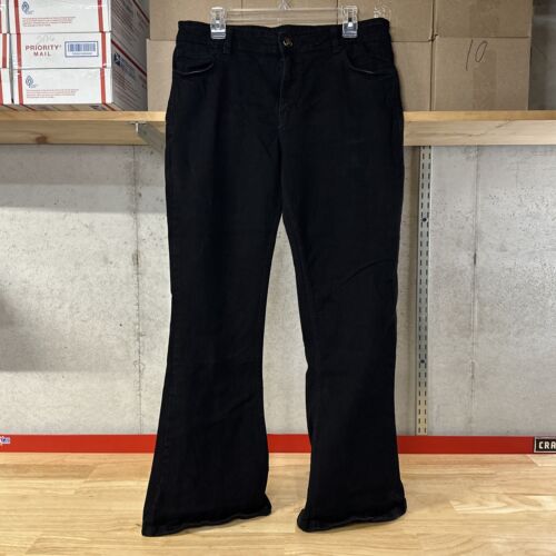 Run & Fly Jeans Men's Stretch Bell Bottom Black Denim 38 Regular Retro Cotton