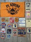 Vintage 1960's Bowling Patch/Awards Lot Of 19.
