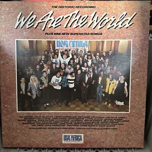 “We Are The World” Vinyl LP Record Album USA For Africa - Michael Jackson 1980s