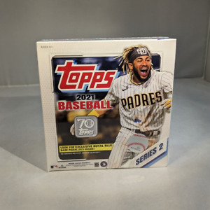 2021 Topps Series 2 MLB Baseball Mega Box Royal Blue 16 PACKS 256 Cards SEALED