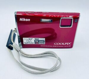 New ListingNikon Coolpix S60 10MP Digital Camera w/ OEM battery & SD - TESTED & WORKING!!