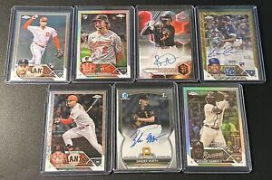 New ListingMLB Baseball Card Lot! 2023 Bowmans Best! Rookies, RC, Parallels, Auto, Numbered