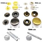 Metal Press Stud Snap Button Popper Fastener for Leather Clothes Jacket Repair