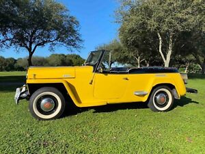 1949 Willys Overland Light Four Jeep Willys Jeepster Overland Convertible