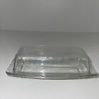 New ListingVintage PYREX Clear Glass Butter Dish  #72-B Lid & Base Mid Century Modern