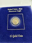 2001 $5 1/10 Oz American Gold Eagle Coin Bullion - Brilliant Uncirculated BU