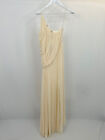 HALSTON HERITAGE NWT Formal Gown Maxi Long Dress Women Size XS Cream Elegant