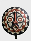 large vintage carved Bobo Sun Soleil Mask wood African tribal art wall decor