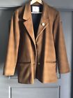 Vintage Women’s Saks Fifth Avenue Camel Hair Brown Coat Made In USA Size L