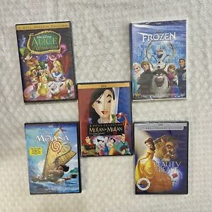 New ListingLot Of Five Disney DVDs *Sealed In Packaging
