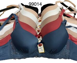 Essential Lingerie Upgrade: 6-Pack Push-Up Bras, Sizes 34-44  - Grab Yours TODAY
