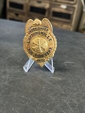 Obsolete Retired Volunteer Fire Department Badge LAYTONSVILLE Md Asst. Chief