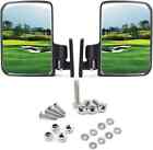 10L0L Golf Cart Side Mirrors Mirrors Rear View Fits EZGO Yamaha and Others