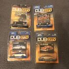 Jada Toys DUB CITY Die Cast Cars 1:64 New SEALED Ford Lincoln Mercury Lot Of 4